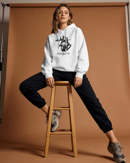 DISSIDENT Armed Nun Graphic Streetwear Hoodie