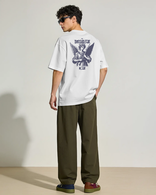 DISSIDENT Archangel Graphic Oversized T-Shirt – Urban Streetwear Graphic Box Tee
