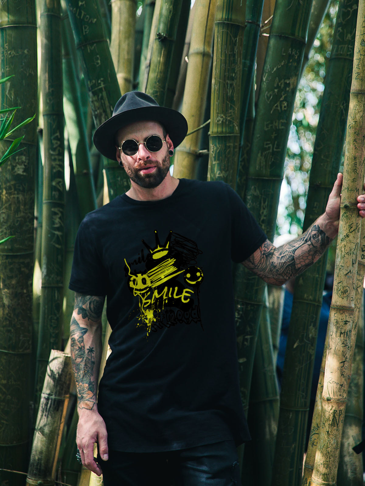 RKNT Neon Abstract #MOOD T-Shirt